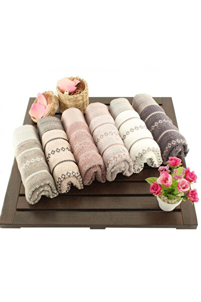 Talis Set of 6 Saheser Bombeli Towels 70x140 (100% Cotton)