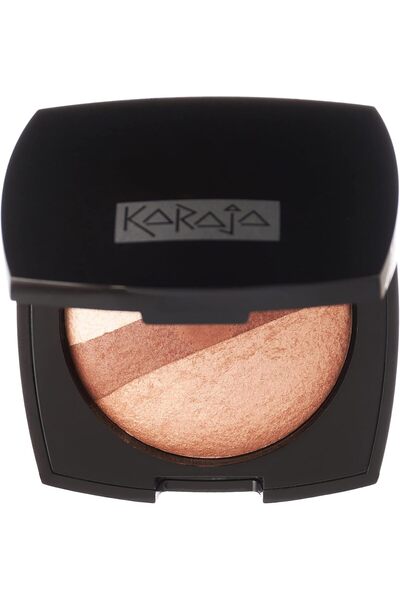 Karaja بودرة أحمر الخدود الذهبية والبرونزية - لون برونزي تان (درجة اللون ٢٧)