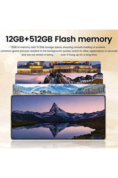 W&O S25U 5G Unlock Dual-SIM Smartphone, 12+512GB, 6800mAh Battery and Face Unlock, suitable all type