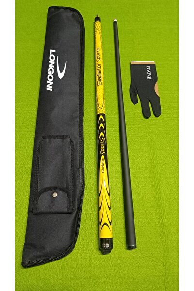 bilardomalzemem BİLARDO ISTAKA ÇANTASI GLADİATOR ÜÇ BANT BİLARDO ISTAKASI SARI