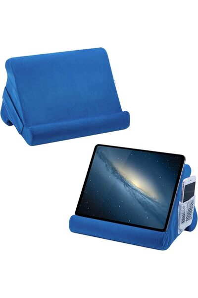 Mcbazel Multi-Angle Foam Tablet Holder for iPad/Tablet/eReader - Blue
