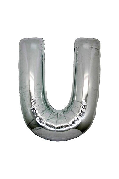 Skygo U Letter Foil Balloon Silver Color 40 inch