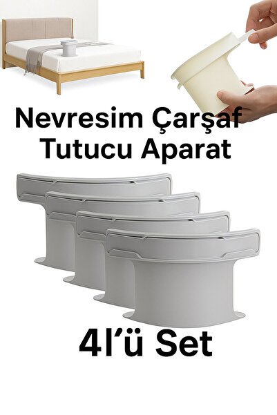 Zogira 4’lü Nevresim Çarşaf Tutucu Aparat Seti - Kaymaz, Pratik ve Kırışıklık...