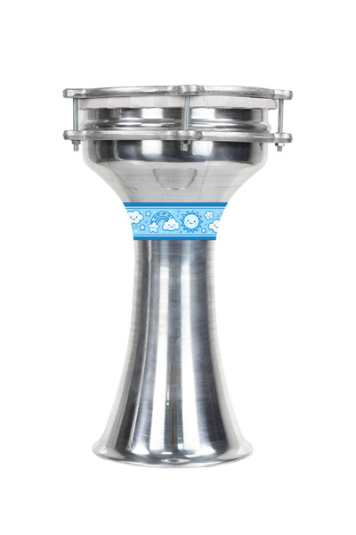 Midex DBK-02BL Çocuklar İçin 2 Numara Alüminyum Darbuka Seti (33 x 18 cm)