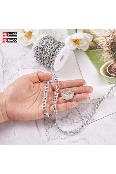 Raco Chrome Plated Heavy Duty Twisted Chain Silver (3 MM)