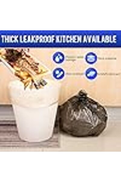 COOYA Trash Bags, Liters Small Garbage Bags for Office, Kitchen,Bedroom Waste Bin