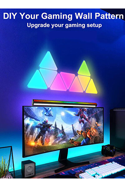 Generic Triangle LED Light Panels, Triangle Lights with 6 Connection Ports