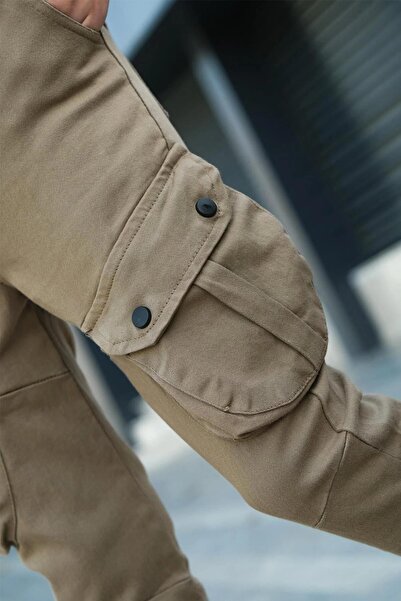 Pina Kids Boy's Cargo Pocket Pack Canvas Pants Pnt5131Y