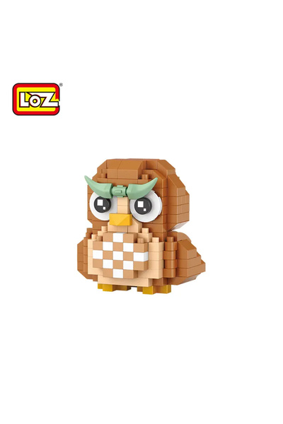 Noone Loz Owl Mini Block Set 180 Pieces - Micro Block Toy Lz8612