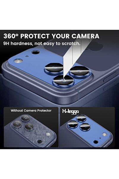 Lopard iPhone 17 Pro Max Cl-20 Camera Lens Body Protector 9H Hardness Ultra Hd Tempered Glass Scratch Resistant