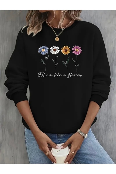 FUFLUNS КВІТИ БАСКІЛІ ОВЕРСІЗ УНІСЕКС БІСІКЛЕТ ЯКА СВІТШОРТ