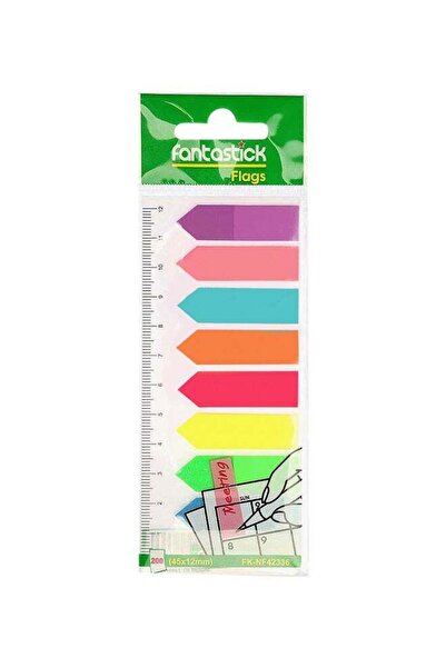 Fantastick 8-Color Index Flag Set,45x12mm,25 Sheets Multicolour