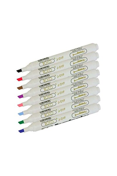 Roco Whiteboard Marker Set, Chisel Tip, 8 Pieces (White)