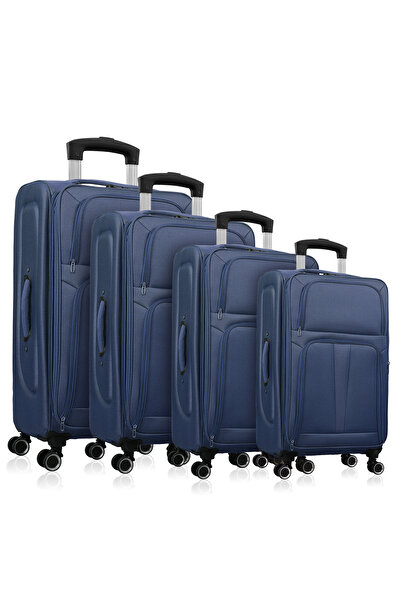 WAKYME 4Piece Softside Luggage Sets–Durable Expandable Carry On Suitcase with...