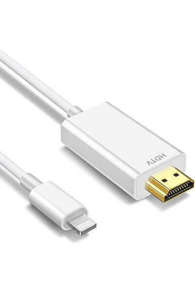 KASTWAVE Mobile HDMI Cable 1m USB-C/Lightning to HDMI Adapter - HD 1080P