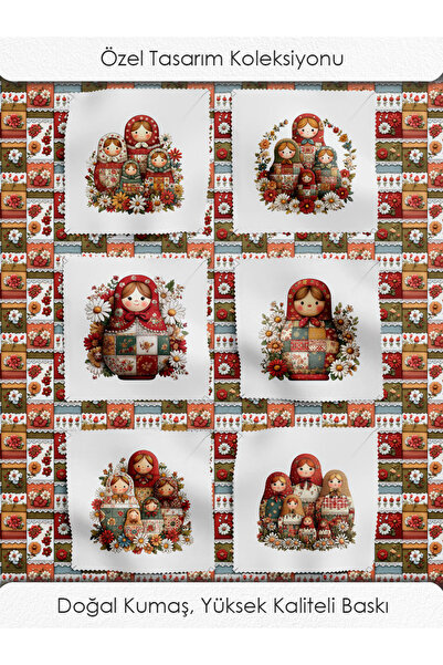 FabricMarket Patchwork Fabric Set – 100% Cotton Patterned Fabric Coupons for Sewing and Hobby