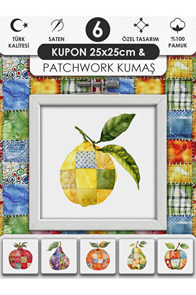 FabricMarket Набір тканин для пэчворка – купони з 100% бавовняної тканини з в...