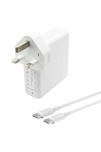 Generic USB-C Charger 118W (20V 5.9A) for MacBook Pro/Air, iPad Pro, Samsung Galaxy - Includes Cable