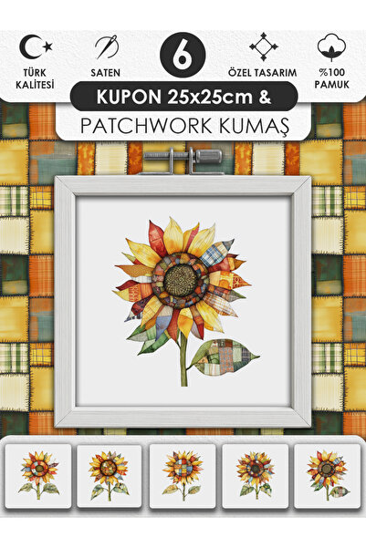 FabricMarket Набір тканин для пэчворка – купони з 100% бавовняної тканини з в...