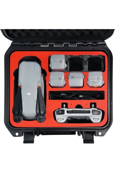 Cynova DJI Air 3 Drone için çanta, su geçirmez sert taşıma çantalı