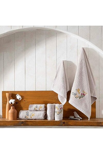 Talis Set of 6 Towels 30x50 and 50x85 Kind Tas (100% Cotton)