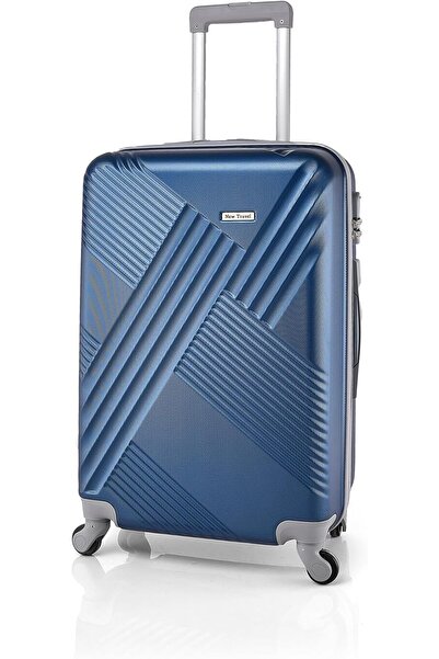 New Travel 4-Piece Hard Travel Luggage Set 28/24/20/12 Inch BR963/4P, Blue