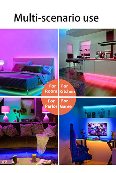 Generic Bluetooth LED Strip Lights 10M RGB Colour Changing LED Lights