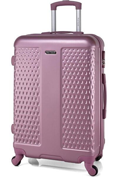 New Travel 5-Piece Hard Shell Luggage Set 28/24/20/14/12 in CS005/5P Pink (ABS)