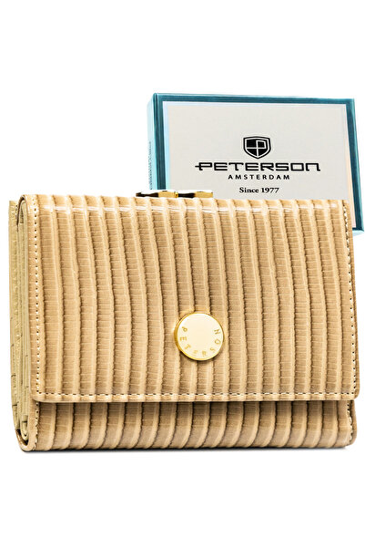 Other Portofel de damă din piele+PU PTN PS15-09-CRV-2425 Kaki