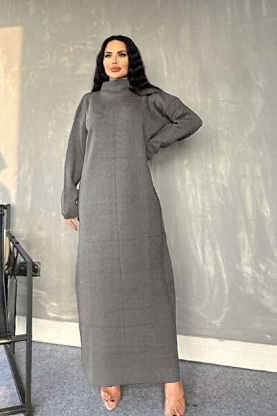 MAY MARA Women's Large Size Straight Neck Kit Dress