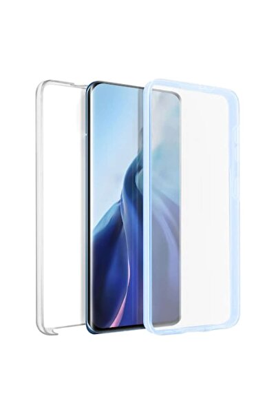 Samsung Carcasă 360 pentru S8 Plus, față și spate, TPU+PC, transparentă/albastră