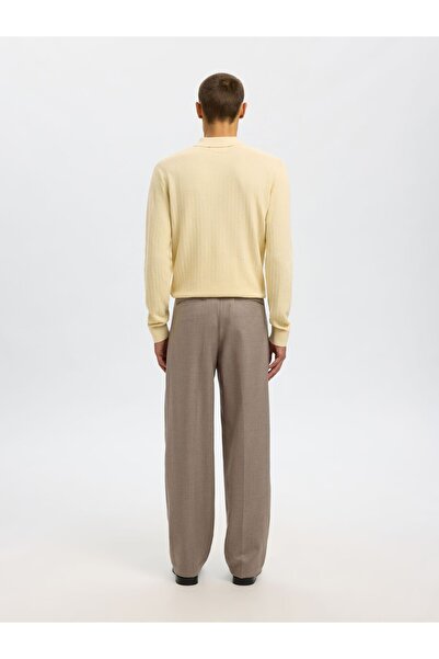 SELECTED Loose Fit Hosen Wollmix