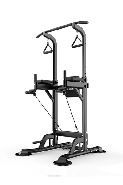 WAKYME Power Tower Pull Up Dip Station Assistive Trainer Multi-Function Strength Training Fitness Equipment