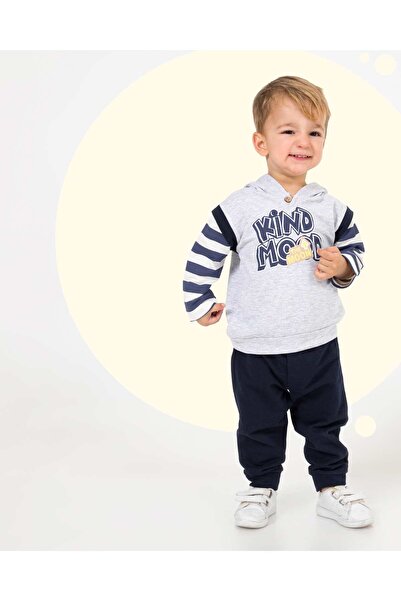 JNF kids Baby Boy & Child Hooded Comfortable Two-Piece Set