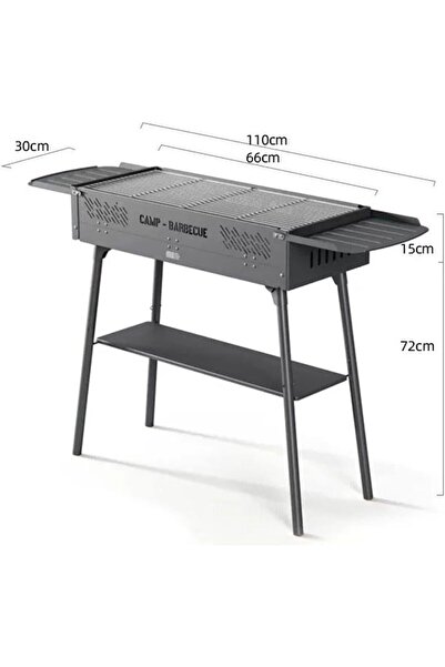 Generic 3-5 People Outdoor Portable Foldable Camping Barbecue Grill