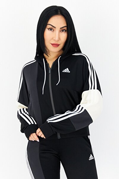adidas Women 2 Pieces Sportswear Fit Training Tracksuits, Black
