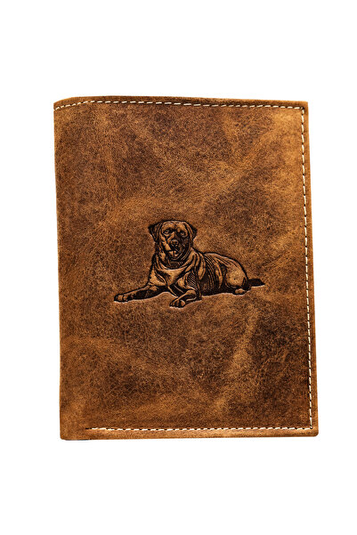 Other Portofel bărbătesc din piele N4-CHM-DOG-1-BL-COGNAC