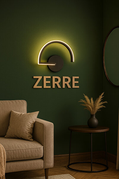 ZERRE Shop NORD Mimari Modern Ledli Aplik Gün ışığı LED (PİLLİ DEĞİLDİR)