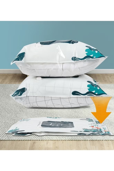 Generic Vacuum Storage Bag with Electric Pump, 8-Pack Reusable Space Saving Bag Storage Space Saving Bags