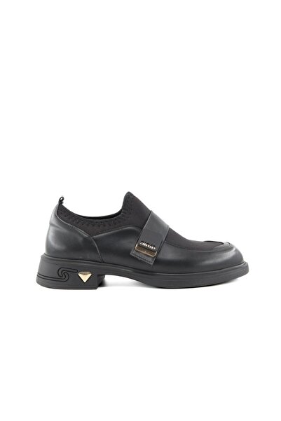 MİSS PARK MODA 208 k4065 Pantofi casual pentru femei, negri, mocasini