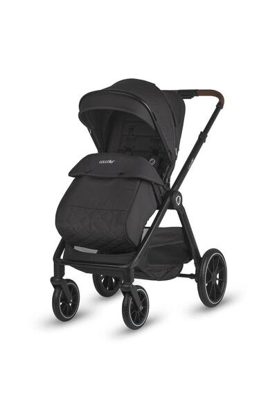 Coccolle Sistem modular 3in1 Aspen Jet Black cu Scoica auto iSize Knox Black