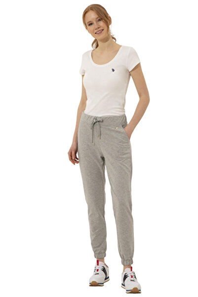 U.S. Polo Assn. Kadın Gri Melanj Eşofman Altı