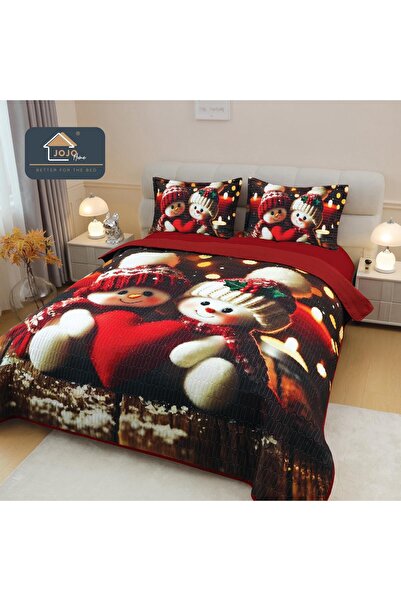 JOJO HOME 5D print duvet cover 220x240cm + 2 pillowcases 50x70cm, Heart, Red