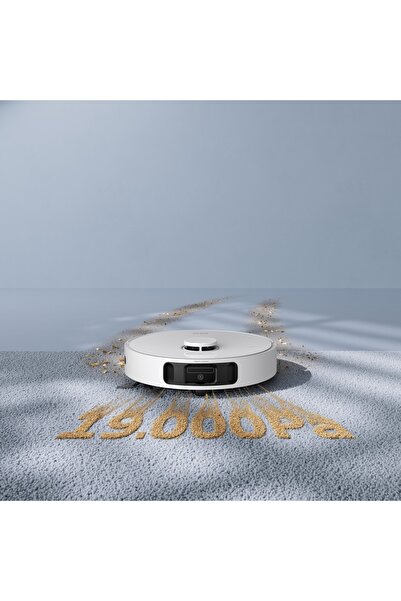 MOVA Ηλεκτρική σκούπα και σφουγγαρίστρα ρομπότ E40 Ultra, 19000Pa, Αυτοκαθαριζόμενη, Βούρτσες κατά του μπλέξιματος, Λευκό