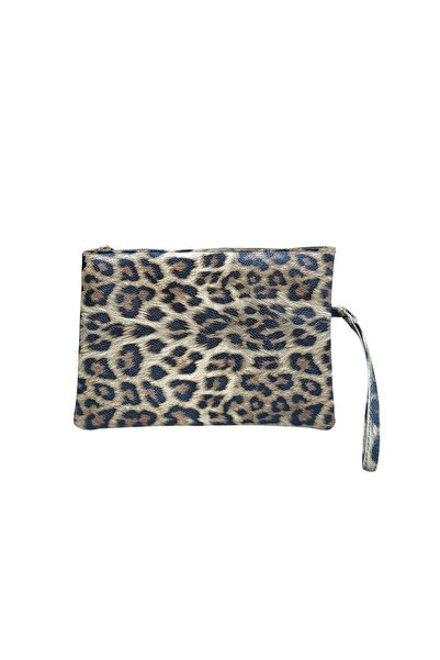 Maykis Leopard Clutch Bag