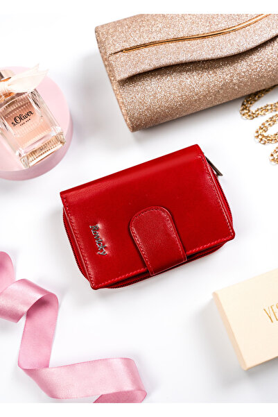 Other Women's Leather Wallet R-RD41-GCL-BP-9182 Red