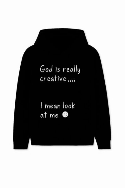 ADAMARA هودي Urban Comfort مصنوع من القطن بنسبة 100%