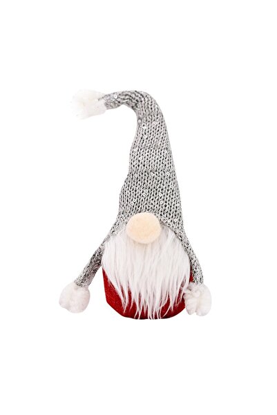 zola Decorative Christmas figurine, Zola®, grey Spiridus, with moustache