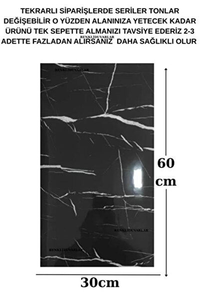 Renkli Duvarlar 30X60 cm Self Adhesive Wall, Bathroom, Countertop Interlaced Covering Wall Panel Paper Sticker Nwyp11