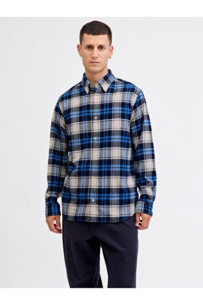 Jack & Jones Premium Flanellhemd Regular Fit Flanellhemd